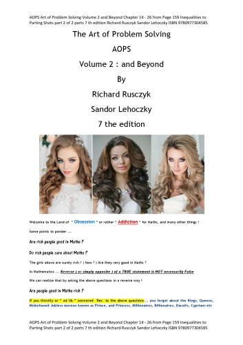 دانلود کتاب The Art of Problem Solving, Volume 2: and Beyond