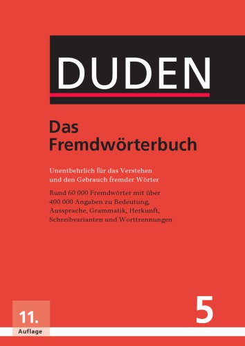 دانلود کتاب Duden – Das Fremdwörterbuch