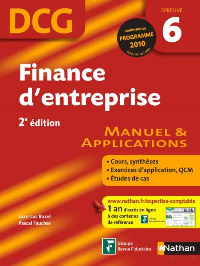 دانلود کتاب DCG 6-Finance D’entreprise Manuel Et Applications,2e edition ,Nathan