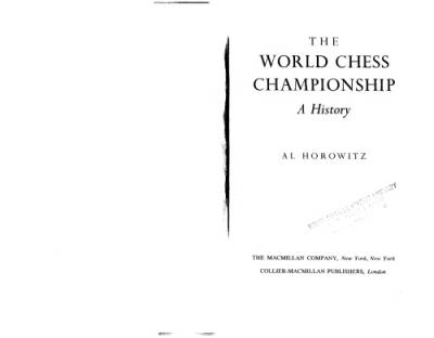 دانلود کتاب The World Chess Chamionship