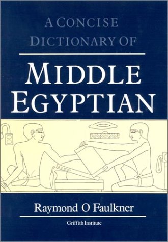 دانلود کتاب A Concise Dictionary of Middle Egyptian