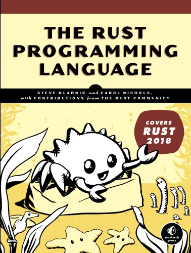 دانلود کتاب The Rust Programming Language (Covers 2018)