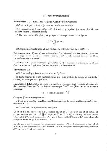 دانلود کتاب La longue Marche à travers théorie de Galois 1-25bis