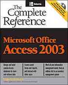 دانلود کتاب Microsoft Office Access 2003: the complete reference