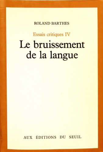 دانلود کتاب Le bruissement de la langue