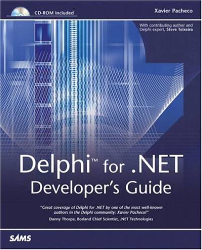 دانلود کتاب Delphi for .NET : Developer’s Guide
