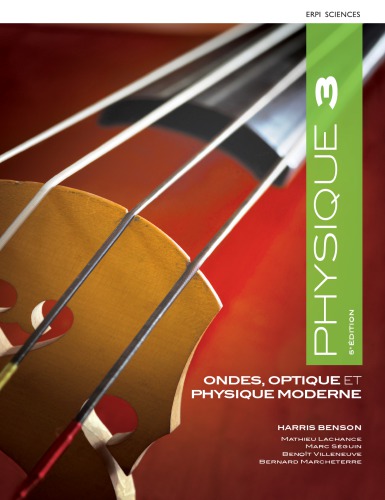 دانلود کتاب Physique 3 ondes opt. 5e benson