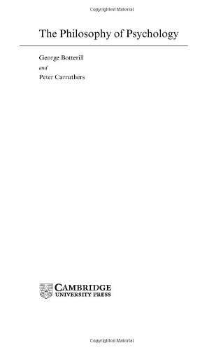 دانلود کتاب The Philosophy of Psychology