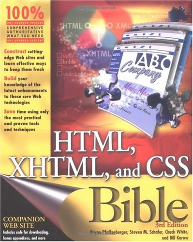 دانلود کتاب HTML, XHTML, and CSS Bible (Bible) 3rd Edition