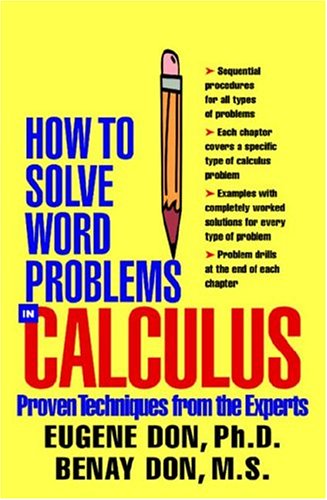 دانلود کتاب How to Solve Word Problems in Calculus