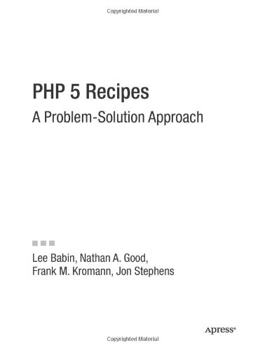 دانلود کتاب PHP 5 Recipes: A Problem-Solution Approach (Volume 0
