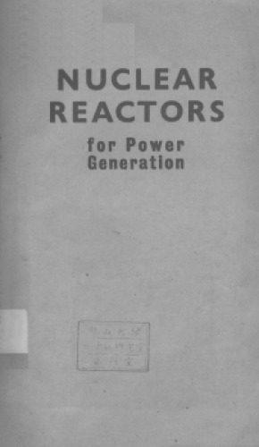 دانلود کتاب Nuclear reactors for power generation