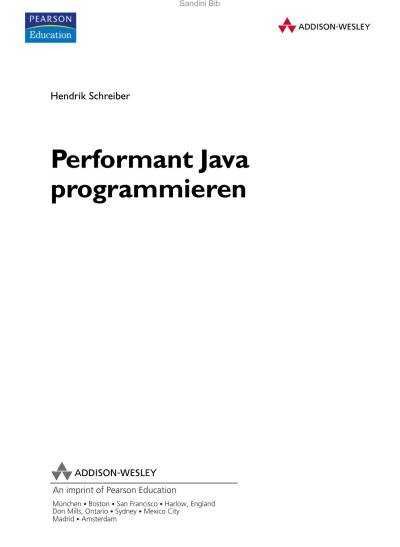 دانلود کتاب Performant Java programmieren