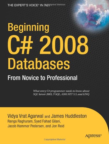 دانلود کتاب Beginning C# 2008 Databases: From Novice to Professional