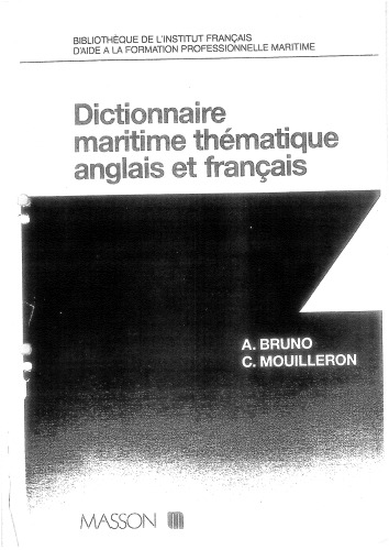 دانلود کتاب Dictionnaire thématique marine anglais et en français