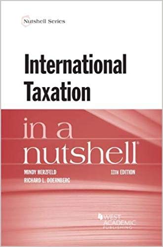 دانلود کتاب International Taxation in a Nutshell (Nutshells)