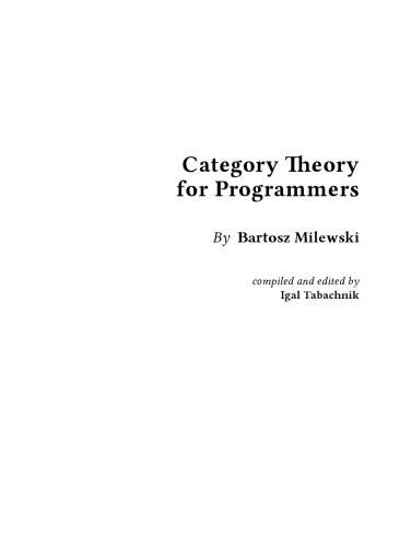 دانلود کتاب Category Theory for Programmers