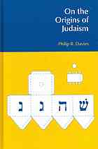 دانلود کتاب On the Origins of Judaism