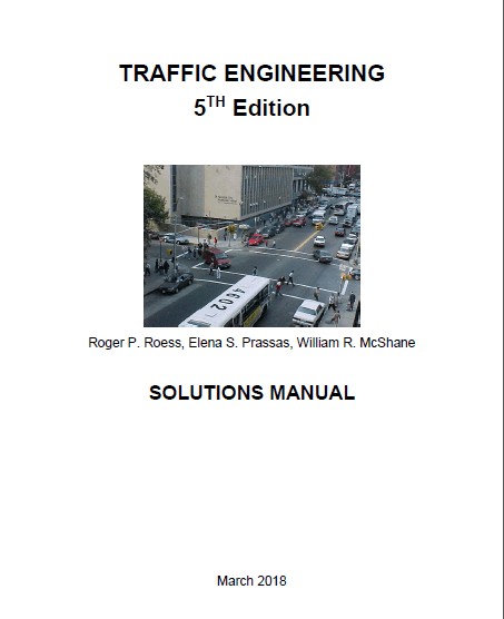 دانلود کتاب Instructor’s Solutions Manual for Traffic Engineering, 5th Edition+ and Powerpoints