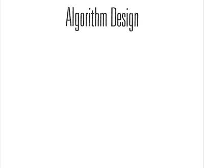 دانلود کتاب Algorithm Design
