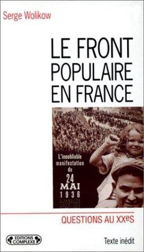 دانلود کتاب Le Front populaire en France