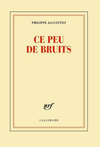 دانلود کتاب Ce peu de bruits