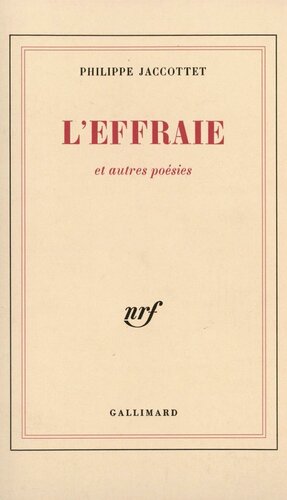 دانلود کتاب L’Effraie et autres poésies