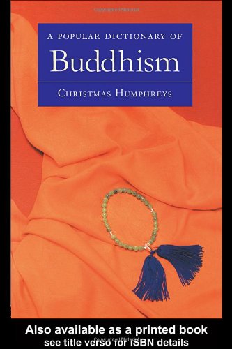 دانلود کتاب A Popular Dictionary of Buddhism (Popular dictionaries religion