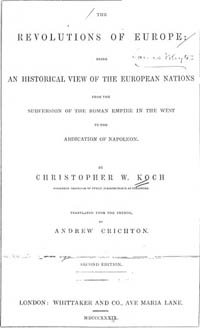 دانلود کتاب The revolutions of Europe