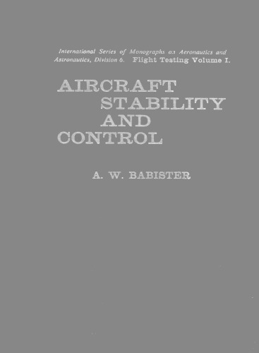 دانلود کتاب Aircraft stability and control