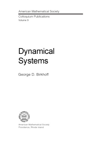 دانلود کتاب Dynamical Systems