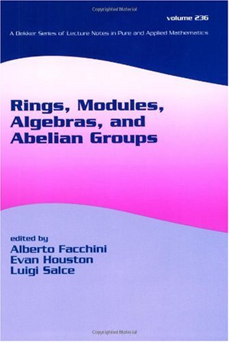دانلود کتاب Rings, Modules, Algebras, and Abelian Groups