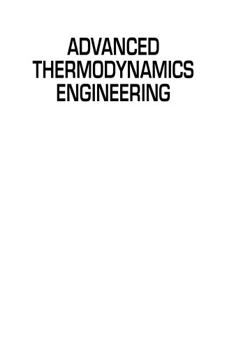 دانلود کتاب Advanced Thermodynamics Engineering