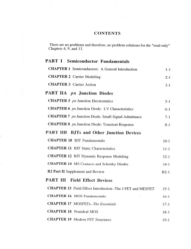 دانلود کتاب Semiconductor Device Fundamentals-solution manual