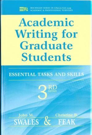 دانلود کتاب Academic Writing for Graduate Students: Essential Tasks and Skills (3rd Edition)