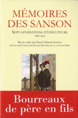 دانلود کتاب Mémoires de 7 générations d’exécuteurs