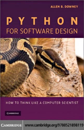 دانلود کتاب Python for Software Design: How to Think Like a Computer Scientist