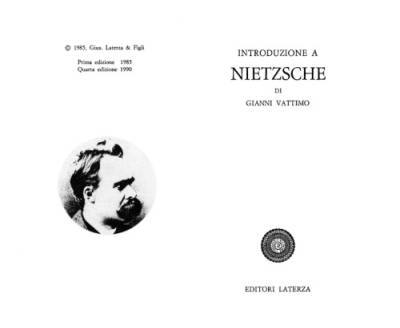 دانلود کتاب Introduzione a Nietzsche