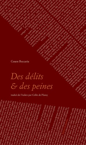 دانلود کتاب Des délits et peines