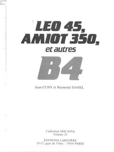 دانلود کتاب Docavia 023 – LEO45 AMIOT350 Et Autres B4