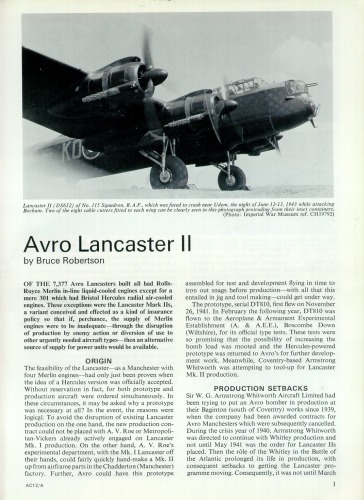 دانلود کتاب Avro Lancaster II