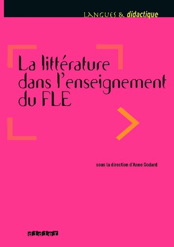 دانلود کتاب La littérature dans l’enseignement du FLE