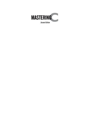 دانلود کتاب Mastering C