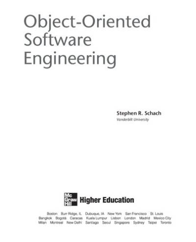 دانلود کتاب Object-Oriented Software Engineering
