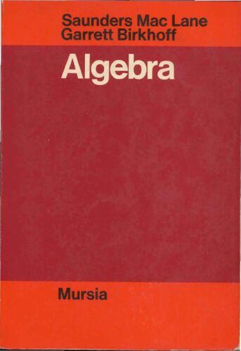 دانلود کتاب Algebra: Second Edition