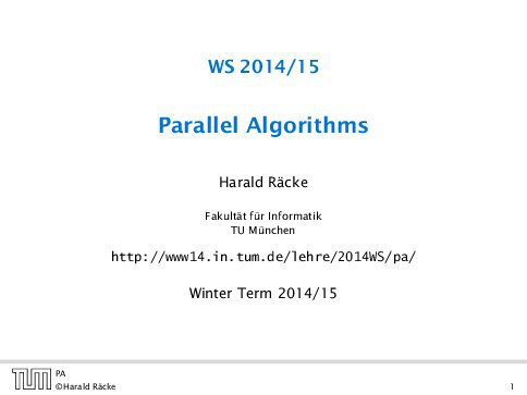 دانلود کتاب Parallel Algorithms
