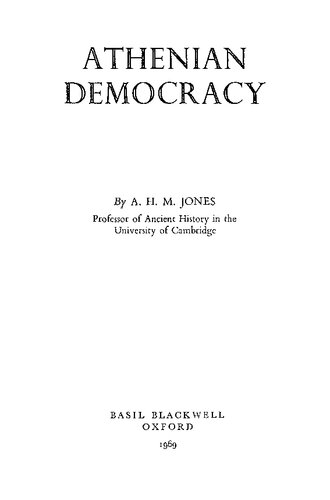 دانلود کتاب Athenian Democracy