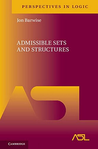 دانلود کتاب Admissible Sets and Structures