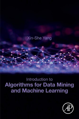دانلود کتاب Introduction to Algorithms for Data Mining and Machine Learning
