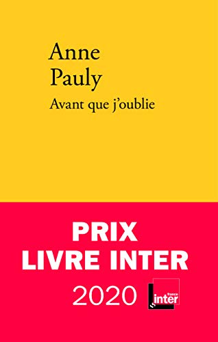 دانلود کتاب Avant que j’oublie
